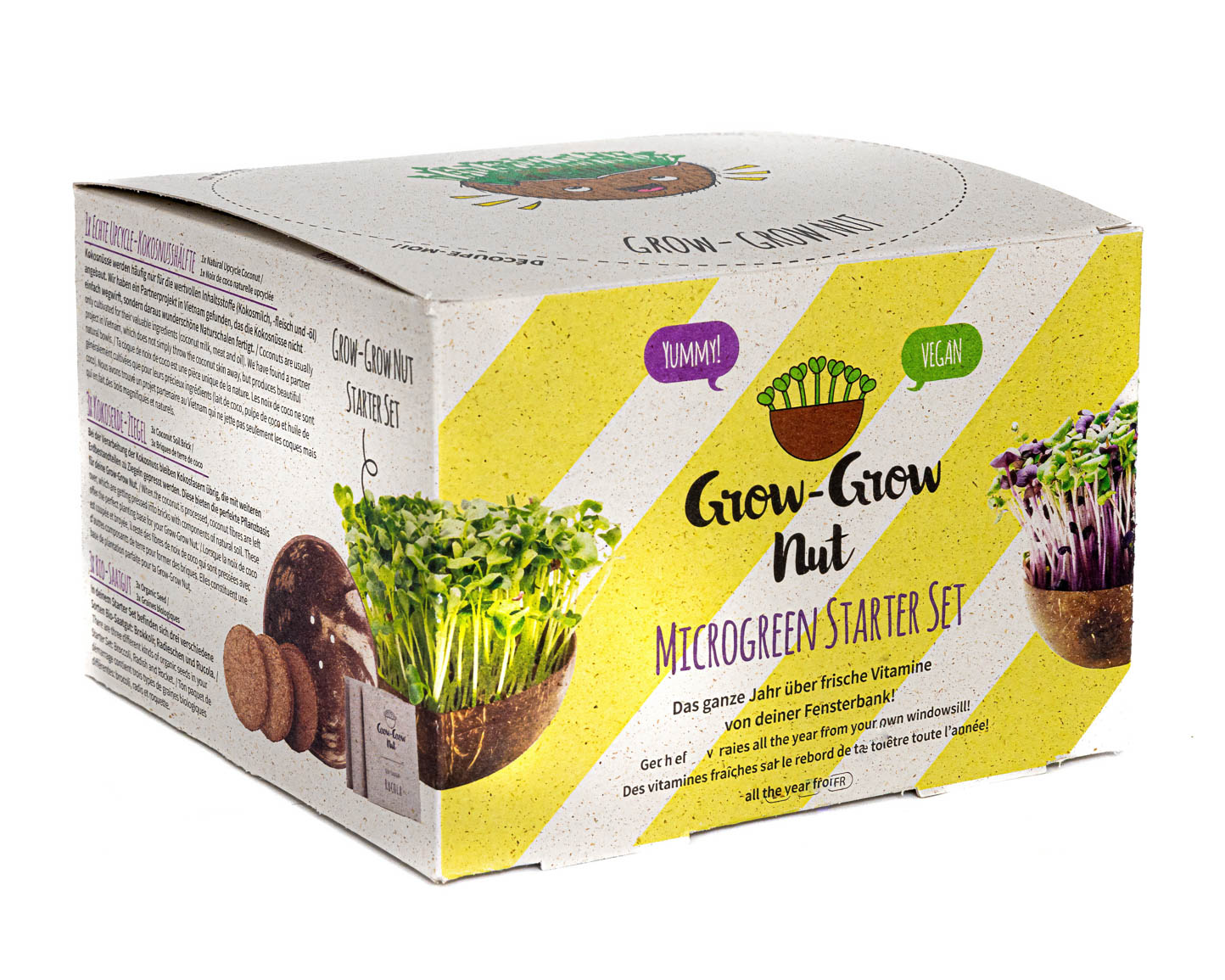 GROW-GROW-NUT MICROGREEN STARTER SET