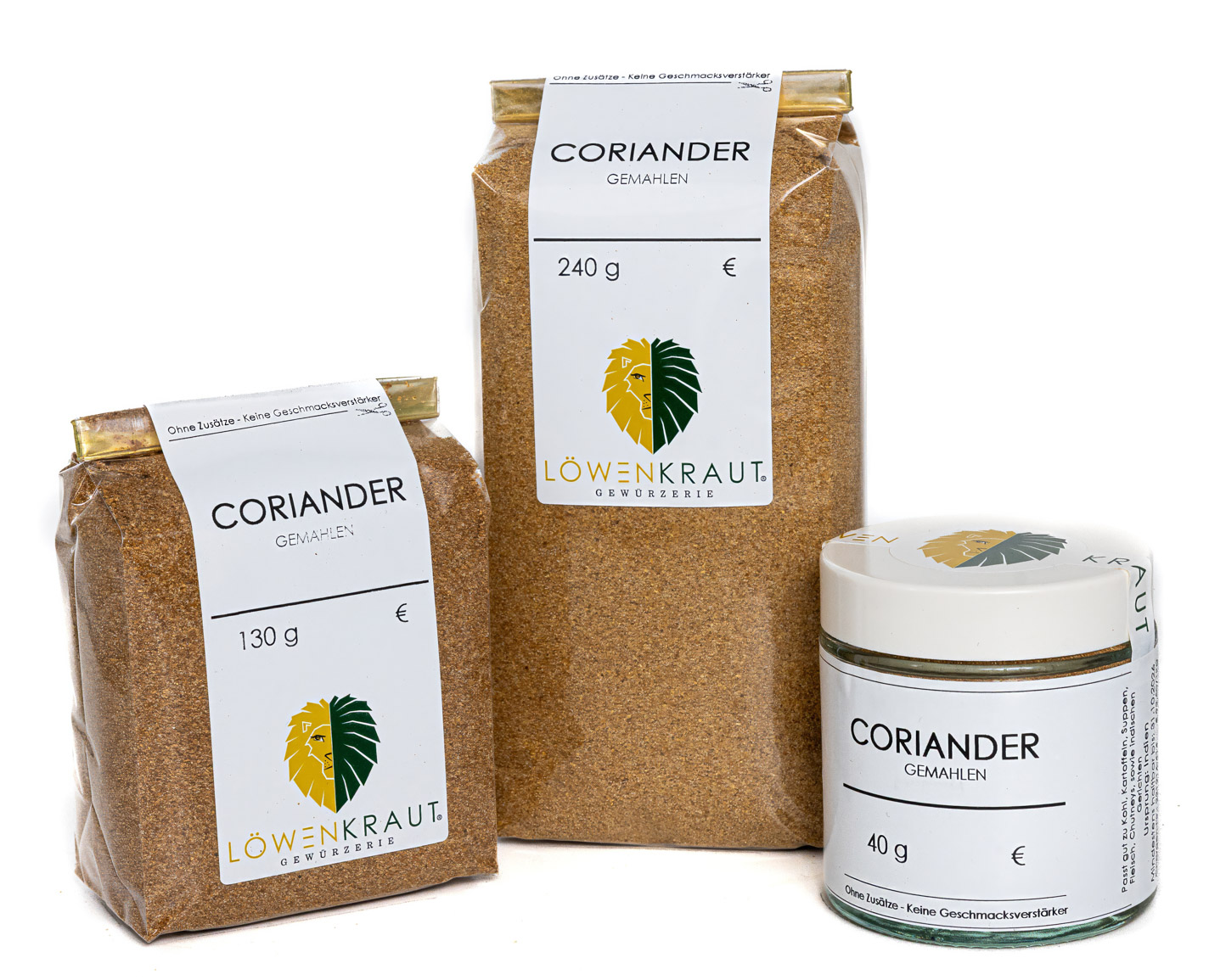 CORIANDER - GEMAHLEN